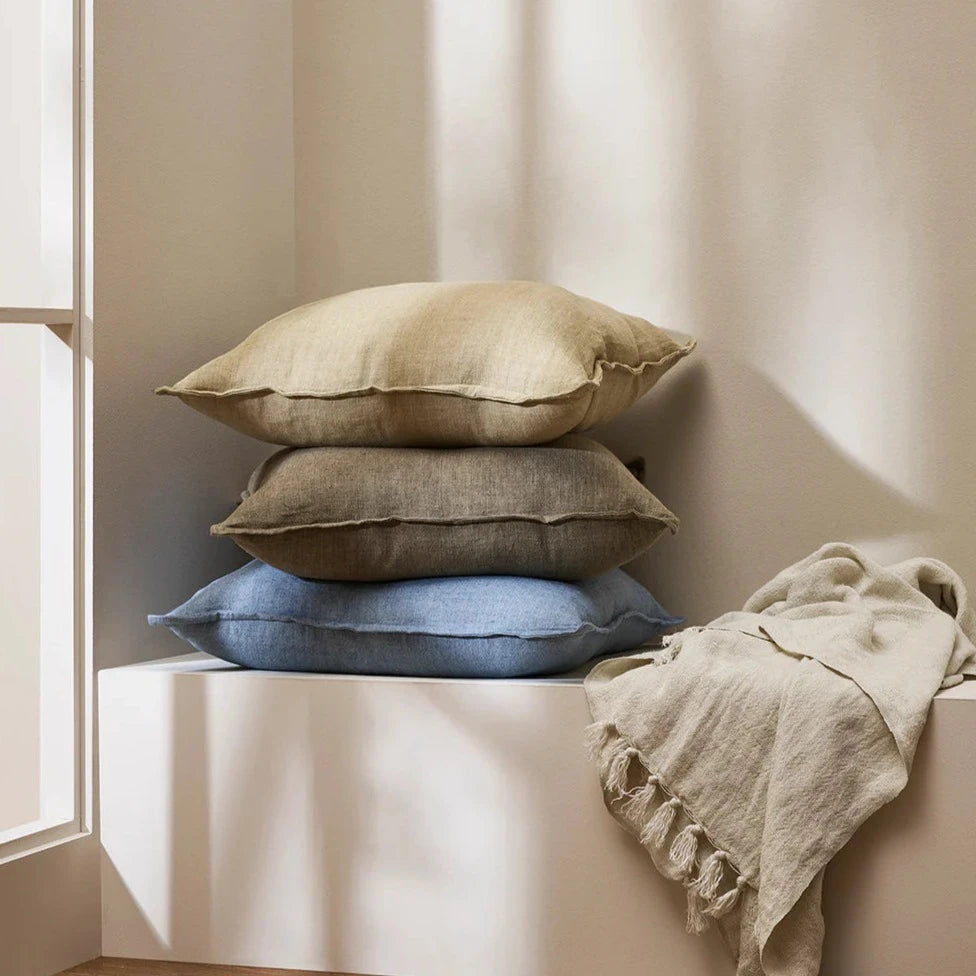 Cassia Cushion - Chambray