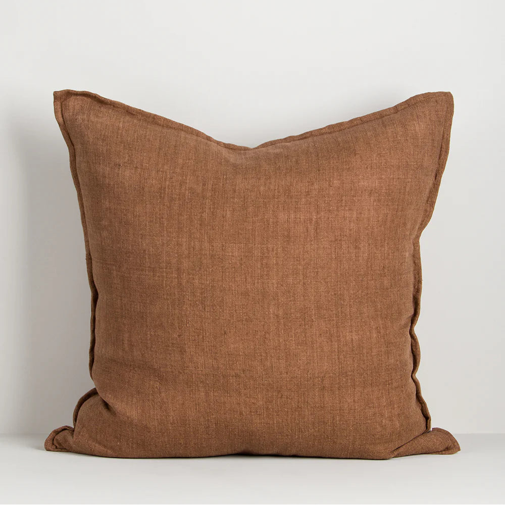 Cassia Cushion - Chestnut