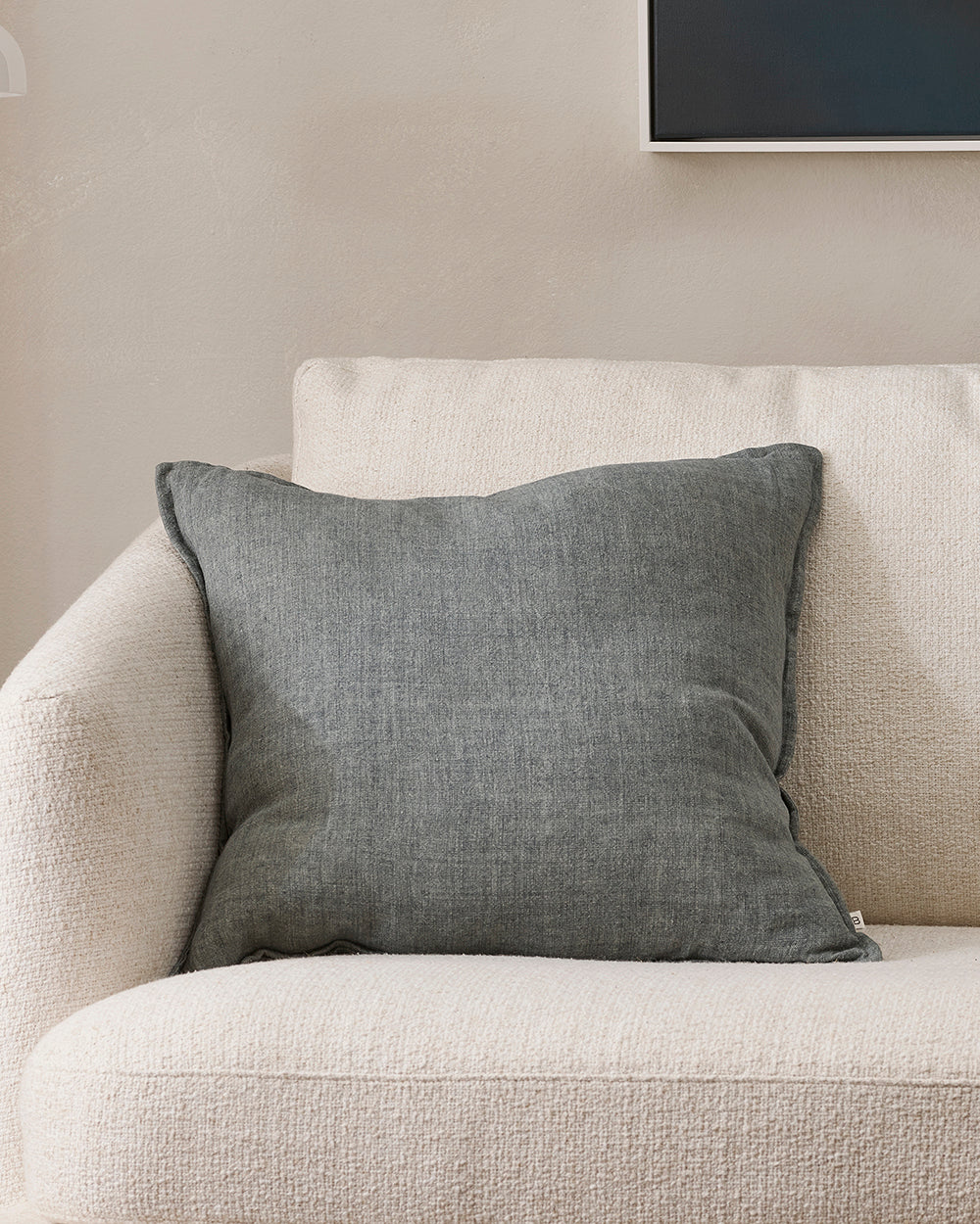 Cassia Cushion - Steel