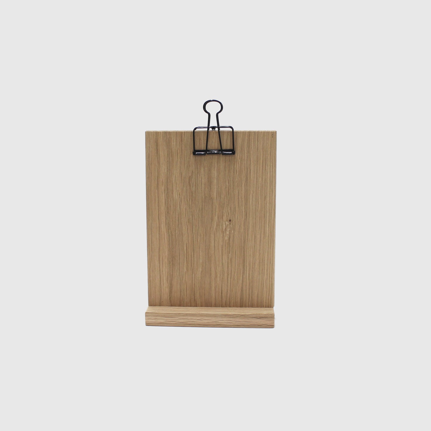 Clip Stand - Solid Oak
