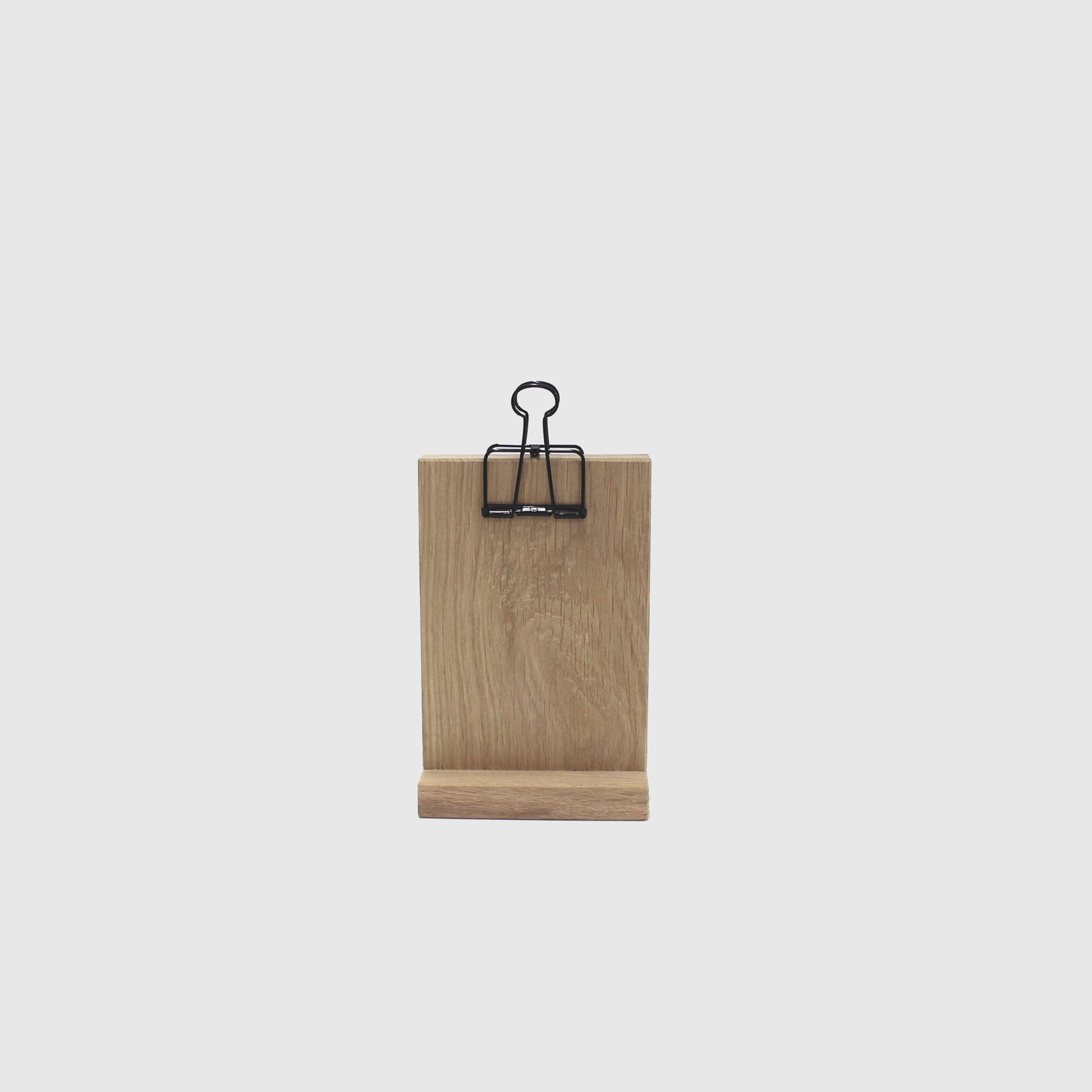 Clip Stand - Solid Oak