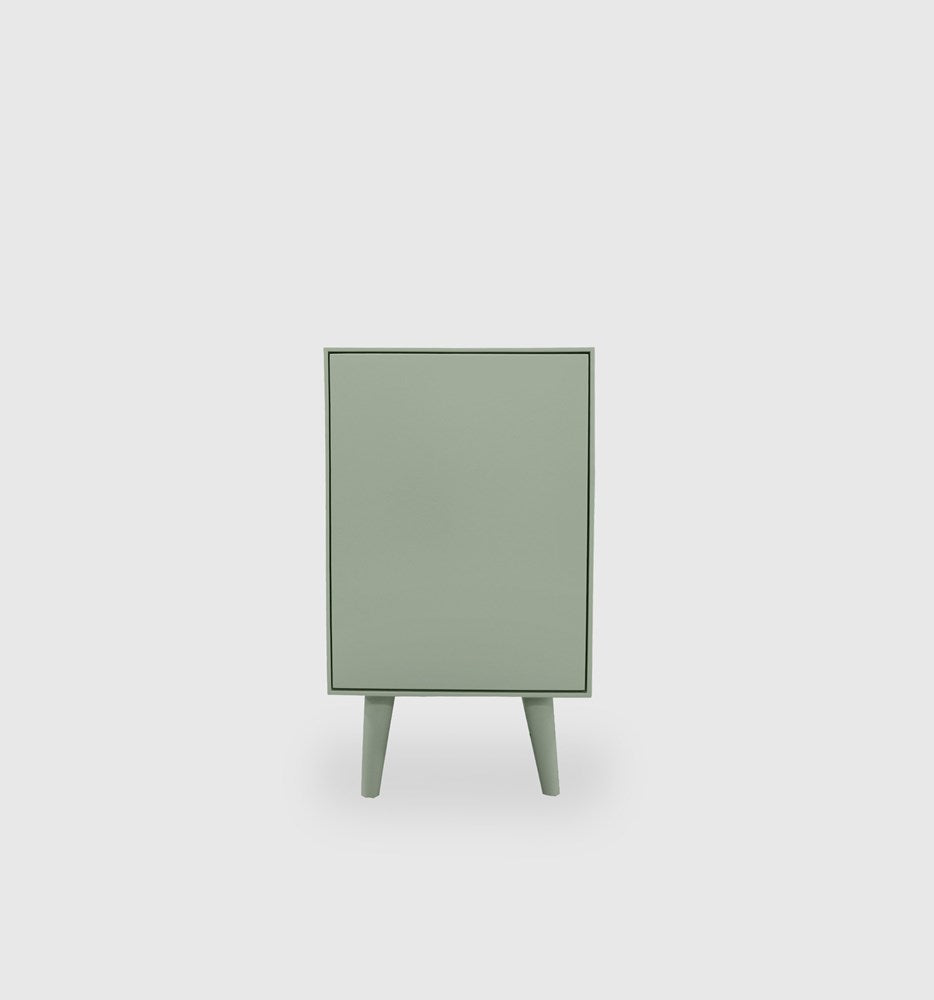 Slim Retro Colour 1 Door Bedside