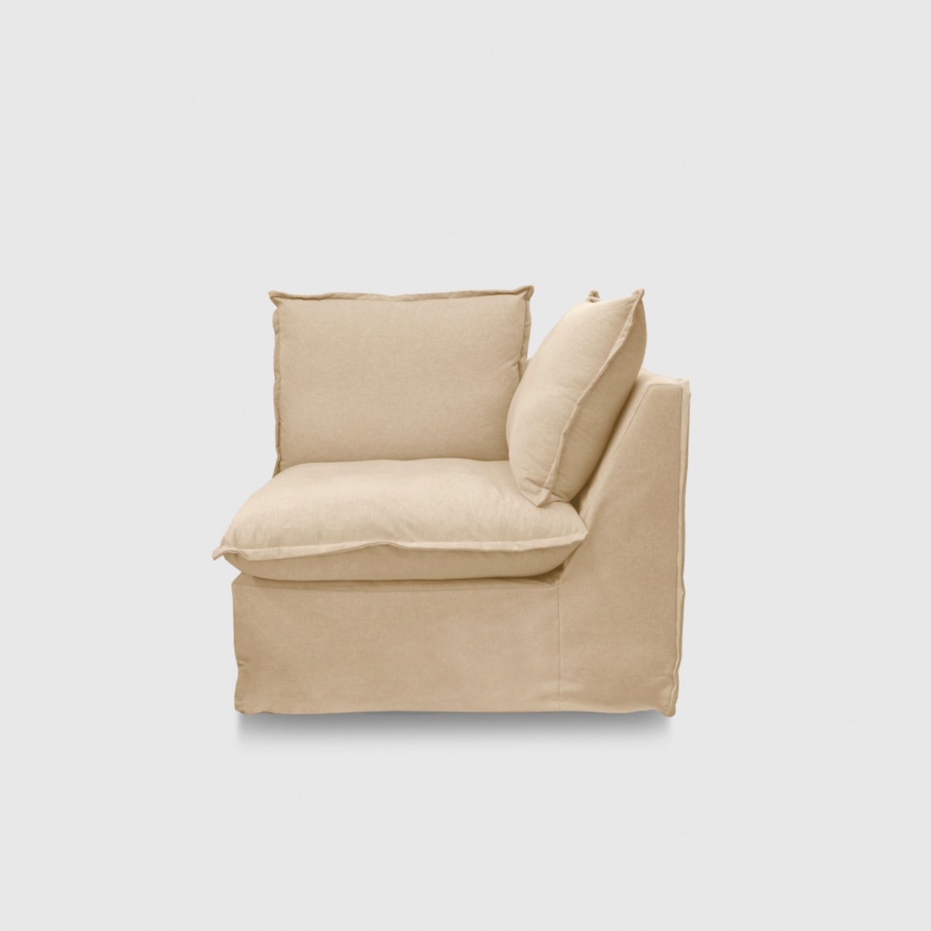 Byron Slip Cover Sofa - Corner (Modular) - Chambray