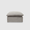 Byron Slip Cover Sofa - Ottoman - Chambray