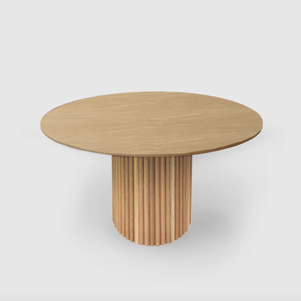 Bloom Round Dining Table - Oak