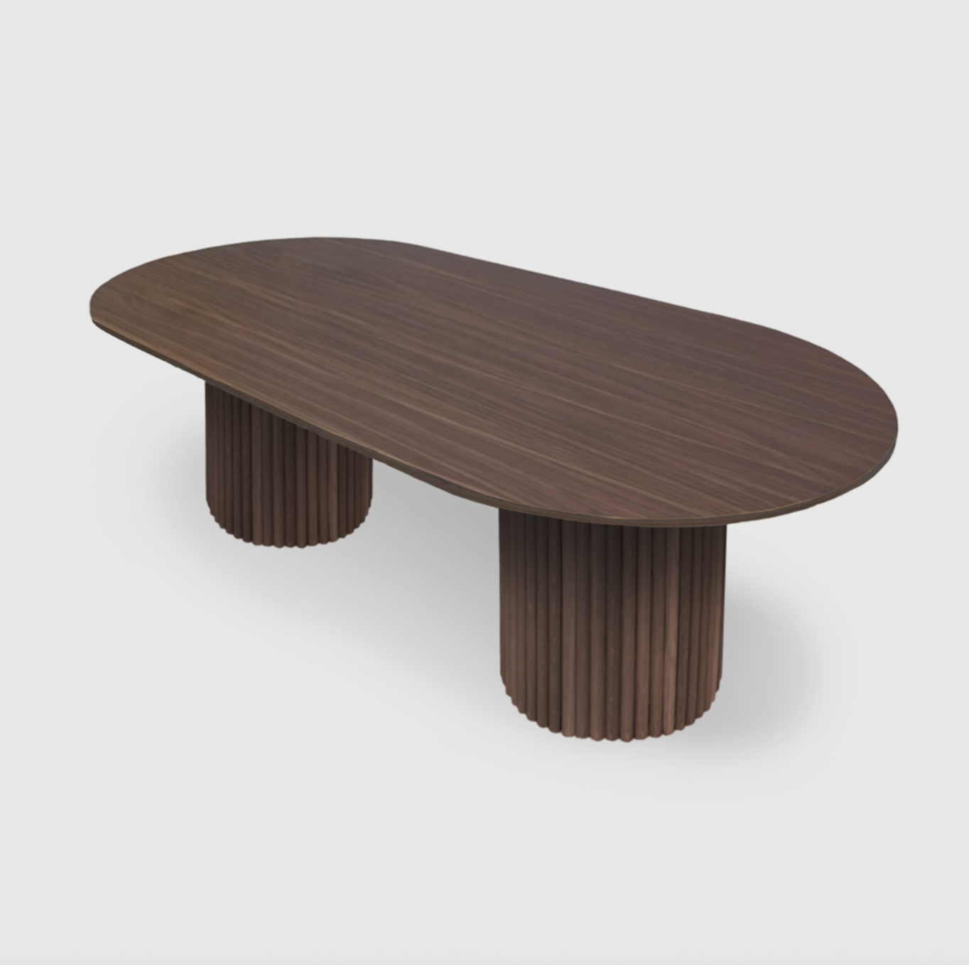 Bloom Oval Dining Table - Walnut
